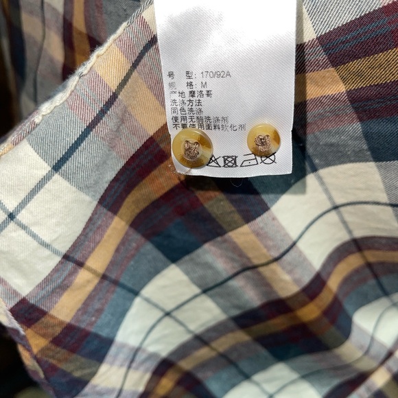 Fjallraven Orvik women’s medium regular fit plaid flannel shirt - Picture 6 of 6